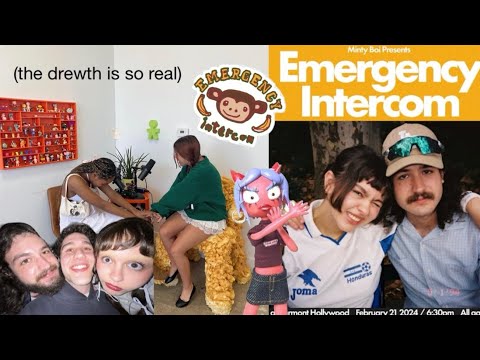 I saw the drewth and mother live in person (emergency intercom live in la)