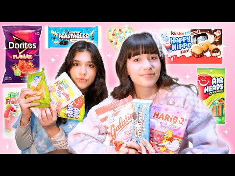 🍬 ˚⊹ Trying American & Italian snacks with my sis! ♡ ‧₊˚ 🍩