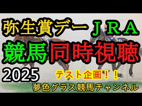 2025年弥生賞ディープインパクト記念デーJRA競馬同時視聴ライブ！！