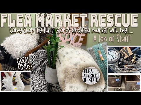 COME SHOPPING WITH ME FOR THRIFT STORE AND FLEA MARKET FINDS! (2024)