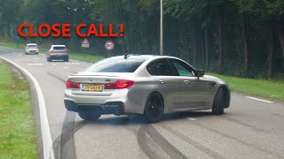 Cars Leaving a Carmeet -  BEST OF FAILS, WINS, CRAZY MOMENTS, KARENS, CLOSE CALLS, POLICE & MORE