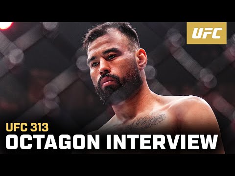 Ozzy Diaz Octagon Interview | UFC 313