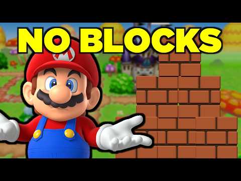 New Super Mario Bros. DS but I can't touch BLOCKS!