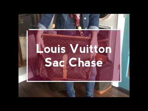 Wearing Vintage Louis Vuitton I Sac Chase Travel Bag Mod Shot