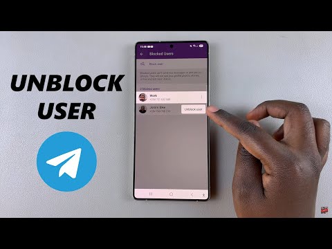 How To Unblock User In Telegram