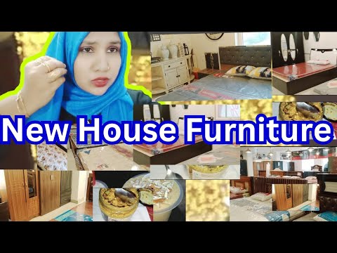 New House Furniture | Hyderabadi vlogger mom #newhouse #furniture #newbed