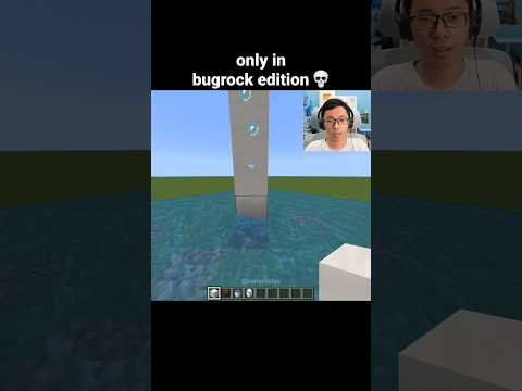 Minecraft Invisible Water Elevator Moment