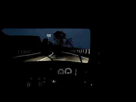 POV Night Time Drive | Relaxing Drive During Rainstorm | Forza Horizon 5