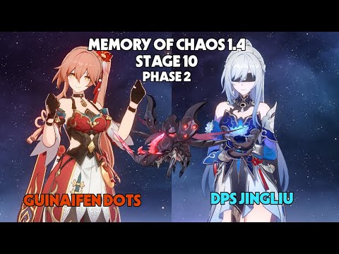 [Memory of Chaos 1.4] GUINAIFEN SHREDS MEMORY OF CHAOS | SUFFERING VS TRUE STING BOSS WITH JINGLIU