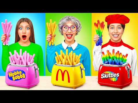 Me vs Grandma Cooking Challenge | Funny Food War by Multi DO Challenge