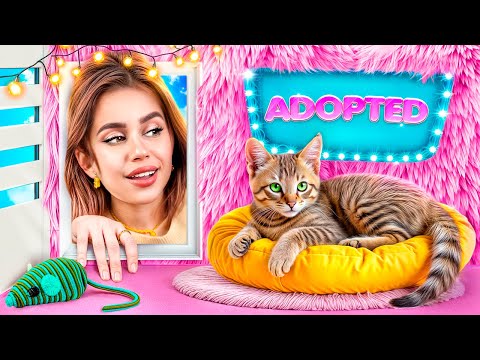 I Saved Kitten and Build New Secret House!