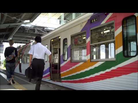 上高地線・松本駅発車の直前...