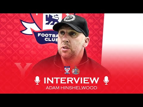 🗣️ Pre Match Interview | Adam Hinshelwood | Altrincham FC (H)