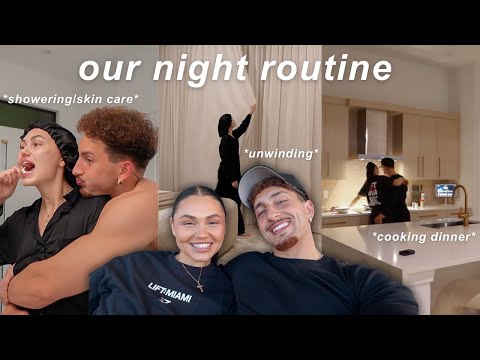 our night routine in our new house