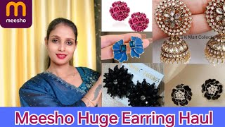 *Huge* Meesho Earring Haul 💞/ Trendy Earring Under ₹_100/ meesho jwellery