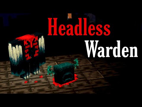 If you ever see a Headless Warden, Stay Quiet! (Minecraft Creepypasta)