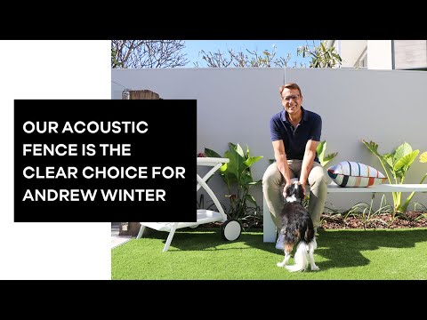 Our Acoustic Fence Is The Clear Choice For Andrew Winter