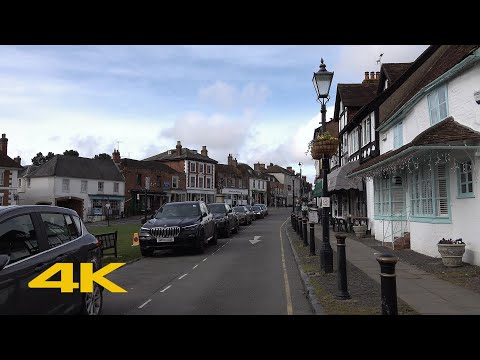 Westerham Walk: Town Centre【4K】