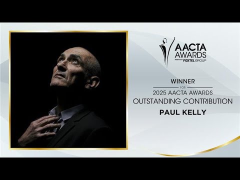 Russell Crowe Presents Paul Kelly the AACTA Award for Outstanding Contribution