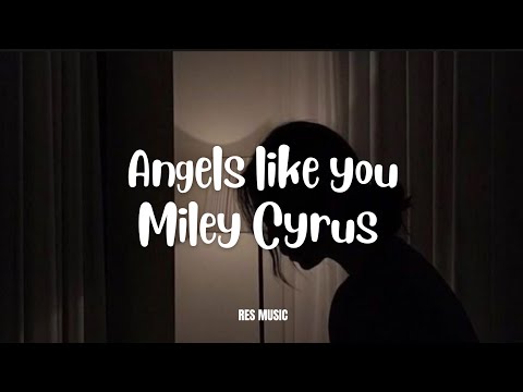 Angels like you - Miley Cyrus (Speed up+reverb+Lyrics) "it's not your fault i ruin everything"