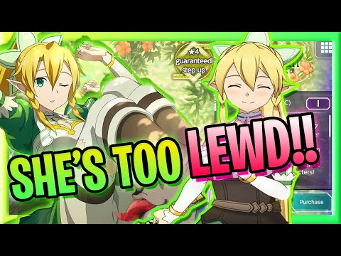 [SAO ARS]HER COOCHIE IS TOO BIG?!! LEAFA IS TOO LEWD!! - SAO Alicization Rising Steel