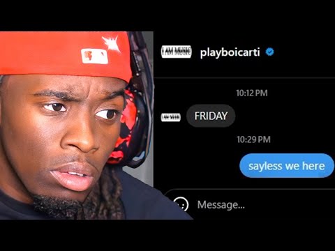 Playboi Carti DM'd Me...