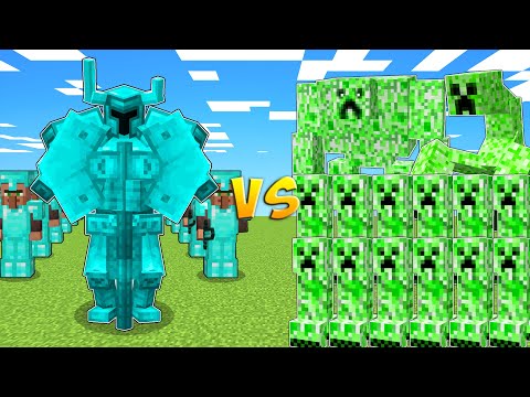 DIAMOND vs CREEPER ARMY