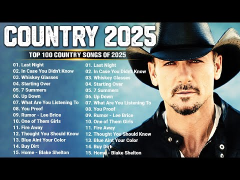 Country Songs 2025 💥 Luke Combs, Tim McGraw, Chris Stapleton, Morgan Wallen, Luke Bryan, Kane Brown