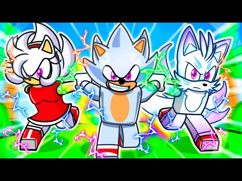 Having a HYPER SONIC FAMILY in Roblox!