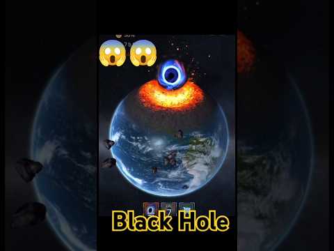 earth vs black hole 😮 #shorts #space #earth #blackhole #universe #spacetravel