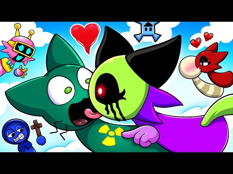 Acid Fall in Love with Tox! | Incredibox Sprunki Love Story Animation