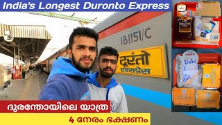 India's Longest Running Duronto Express - Hazrat Nizamuddin to Ernakulam | Sleeper Journey | Food