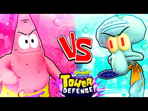 Patrick VS Squidward... SpongeBob Tower Defense