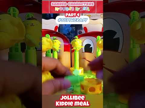 P4. I want pudding! Unboxing Pompompurin. Sanrio Characters Wonder Wheel from Jollibee Kiddie Meal.