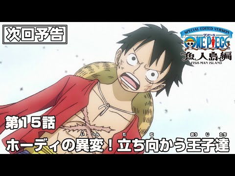 「SPECIAL EDITED VERSION『ONE PIECE』魚人島編」第15話予告「ホーディの異変！立ち向かう王子達」