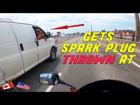 ROAD RAGE STARTS AFTER LANE FILTERING