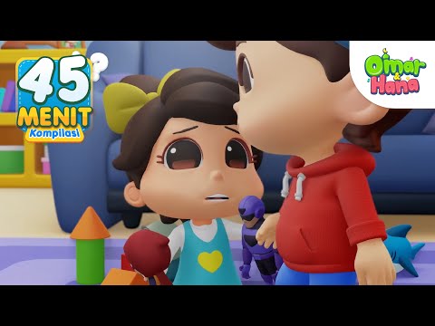 45 Compilation Series | Islamic Songs For Kids | Omar & Hana English