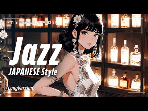 [Japanese-style Lounge x Winter Jazz] Icy Notes Under Moonlight Long ver, | Timeless Lo-Fi Girl