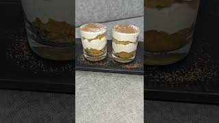 tiramisu shots 🤎 #italiantiramisu  #tiramisudessertbox #tiramisulove #tiramisuoriginal #eggless