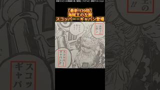 【最新1139話】海賊王の左腕スコッパー・ギャバン登場