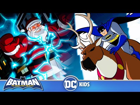 🎅 Ho-Ho-Horrible Santa VS Batman! | Batman: The Brave and the Bold | @dckids