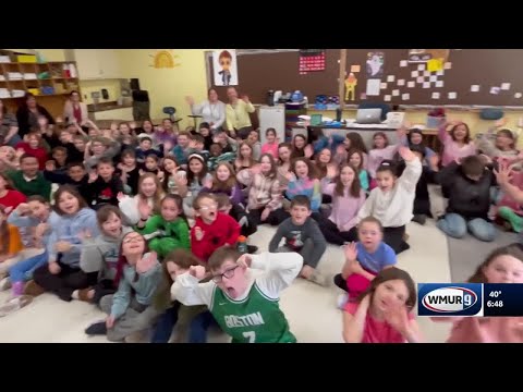 WMUR'S Kevin Skarupa visits East Derry Memorial Elementary