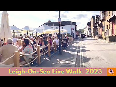 Leigh-on-Sea Live Walk | Summer 2023 | HD | Here We Go Walks