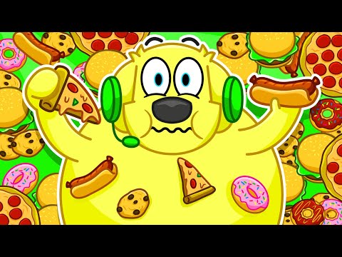 I ate TOO MUCH FOOD in Roblox!