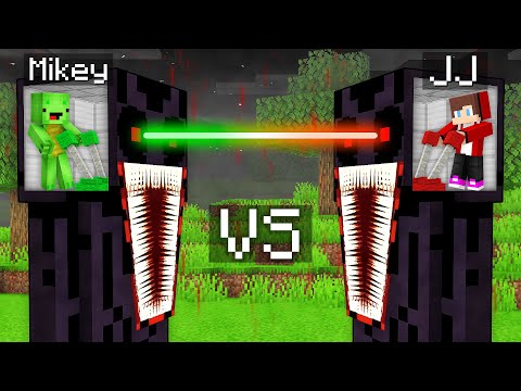 JJ and Mikey Control SCARY ENDERMAN Mind Battle in Minecraft! - Maizen