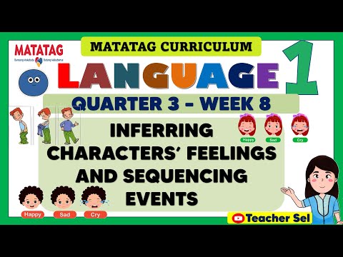 LANGUAGE 1 QUARTER 3 WEEK 8 MATATAG - INFERRING CHARACTERS’ FEELINGS AND SEQUENCING EVENTS