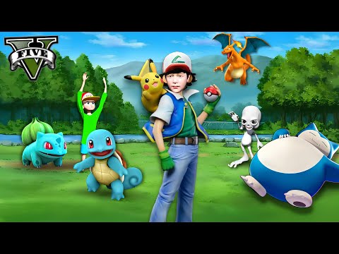 ကျွန်တော် Pokemon ကောင်လေးတွေကို လိုက်ဖမ်းခဲ့တယ် | I caught Pokemons in GTA V | SMART On Live