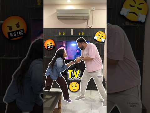 TV Ka Jhagada 🤬🤨 Day 407 #minivlog #ashortaday #tranding #shorts