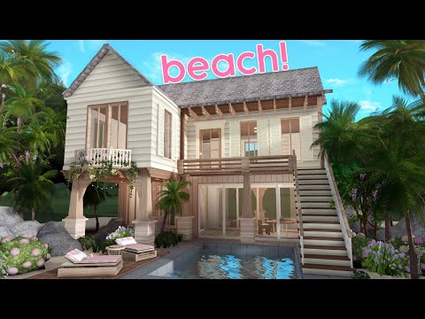 Building a Beach House in Bloxburg w/ Anix & Faulty