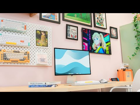 I Built my DREAM Aesthetic Office & Desk Setup!